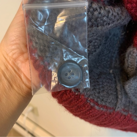 Richard Chai for Original Penguin Mens Chunky Knit Stripe Cardigan-M - Picture 5 of 13